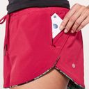 Lululemon reversible choose a side short in ruby red/zen garden multi Photo 0