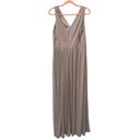 Oleg Cassini  Glitter Knit Tank A-Line Formal Bridesmaid Mother Of The Bride Gown Photo 5