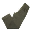 Spanx NWT  20312R Stretch Twill Cropped Wide Leg in Darkened Olive Khaki Pants XS Photo 4