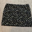 Briggs New York BRIGGS Black All Over Daisy Floral Print Skort | Size 22W Photo 1