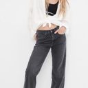 Gap Black Baggy Mid Rise Denim Jeans Photo 3