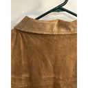 St. John’s Bay ST JOHN'S BAY Women’s Plus 24W Genuine Suede Brown Full Zip Vest Washable VTG Photo 3