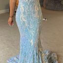 Jovani Blue Prom Dress Photo 1