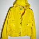 Juicy Couture vintage windbreaker in yellow size Large Y2K Photo 1