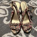 Madden Girl  peep toe cork wedge sling backs. New Photo 1