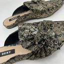 DKNY  Pier Baroque Tapestry Brocade Metallic Fabric Mules Slides Shoes womens 7.5 Photo 6