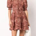 Ulla Johnson  Dress Juniper Floral Puff Sleeve Mini Dress Red Floral Size 4 Photo 9