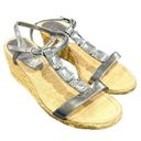 Ralph Lauren Lauren  Corala Espadrille Rhinestone Wedge Sandals Size 7 Photo 0