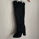 mix no. 6  Praha Black Over the Knee Heeled Boot Size 11 Photo 4