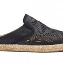 Olukai NEW  Black Kaula 'Olu' Ili Laser Perforated Slip On‎ Espadrille Mules 9.5 Photo 6