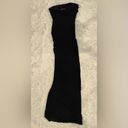 Naked Wardrobe New  black Strapless Shirred ruched Sheer Mesh Body-Con Dress sz M Photo 5