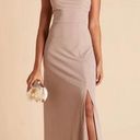 Birdy Grey  Ash Dress Crepe Taupe Bridesmaids Dress Size Small Photo 0