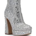 Jessica Simpson  Womens 9.5 Dollyi Crystal Embellished Bootie Silver NEW Photo 0