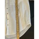 Pilcro  by Anthropologie Oversized XS White Long Sleeve Pocket White Basic Photo 6