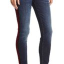 AQUA  Red Velvet Tuxedo‎ Stripe Skinny Jeans Photo 4