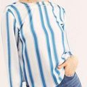 One Teaspoon  Cocktail Stripe Backless Chloe Top Long Sleeve Womans Large NWT Photo 0