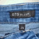 sts blue Light Wash Denim High Rise Cut Off Jean Shorts Photo 2