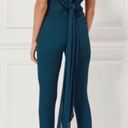 Misha Collection ‎ Green Edita Tapered Pantsuit Size M Photo 1