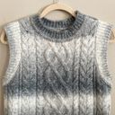 a.n.a Gray And White Knit Sweater Vest Photo 2