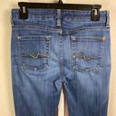 7 For All Mankind 7 For‎ All Mankind Blue Kimmie Crop Distressed Jean sz 25 Photo 5