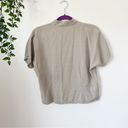 Bryn Walker Vintage  Button Down Crop Shirt Sz M Photo 3