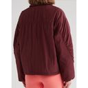 Free People  Movement Off the Bleachers Coaches Jacket in Wine size Large Photo 2