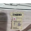 L'AGENCE High Line Distressed Skinny Jeans Chewed Hem In Blossom Wash Size 23 Photo 5