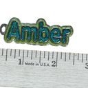 SWIBCO Blue and Green Amber Key Chain Charm Photo 2