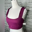 Free People  movement stay centered bralette purple new with tags size medium Photo 4