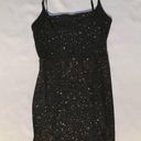 Eclipse S/P party dress spaghetti straps crisscross in the back sparkles mini Photo 0