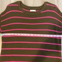 Cotton On  Women’s Brown Striped Crewneck Long Sleeve Sweater Size Medium Photo 9