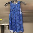 ALC Frank 💕ALC💕 Anise Snakeskin Print Crepe Tank Top Blue 2 NWT Photo 11