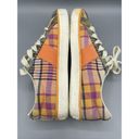 Polo  Ralph Lauren Plaid Multicolor Sneakers Madras "Gillian" 7 B Photo 6