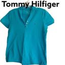 Tommy Hilfiger  Aqua Blue Short-Sleeved Polo Shirt S Photo 1