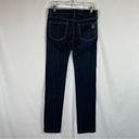 BCBGMAXAZRIA  Dark Wash Mid Rise Dressy Skinny Jeans NWOT Size 27 Photo 4