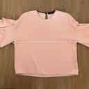 ZARA Pink Blouse Shirt Photo 2