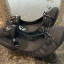 Michael Kors NEW MICHAEL‎  City Denim Ballet Flat Black Slip On Glitter Photo 0