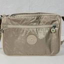 Kipling  Callie Womens Crossbody Bag Gold Metallic Lightweight Casual Purse Bag Photo 0