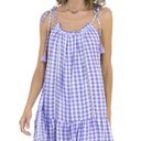 Maaji  Magnolia Gingham Swim Cover Up Dress with Tassel Ties Size L NWT Photo 9