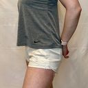 Nike Dri-Fit Just Do It Heathered Grey/Black Loose Fit Strap Tank - S Photo 3