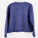 J.Jill  Purple Textured Wool Blend Pullover Sweater ~ Size XS Photo 6