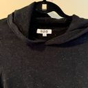 525 AMERICA Black Long Sleeve Cropped Hoodie with Sparkles | M Size M Photo 1