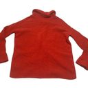 Pilcro  womens small oversized anthropologie red rust knit cowl turtleneck sweate Photo 0