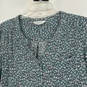 Market & Spruce Stitch Fix Market Spruce Gauzy Peasant Top Ditzy Floral Green Pink Boho Size XL Photo 1