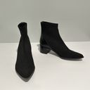 Everlane  Knit Leather Trim Glove Booties Black Size 5.5 stretchable Photo 1