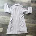 Jones New York  Lined Trench Rain Work Biz Spring Dress Coat Lavender Ladies M Photo 1