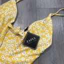 Zaful NWT -  Yellow One Piece FLORAL Swimsuit V-Neck OPEN FRONT SIZE 6 Photo 1