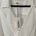 L'Agence L’AGENCE Joah Silk Blouse in Ivory Size XL Photo 9