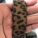 All Saints Karin Leopard Leather Buckle Belt Photo 5