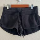 Lululemon  Speed Up Shorts Cotton Low Rise Mini Black Loungewear size 2 / XS Photo 1